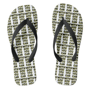 Tongs Avec Dieu, Vous Pouvez Baser La Foi Sur Tout Unise