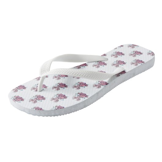 Tongs Axolotl Riding Blobfish Flip Flops (Incliné)