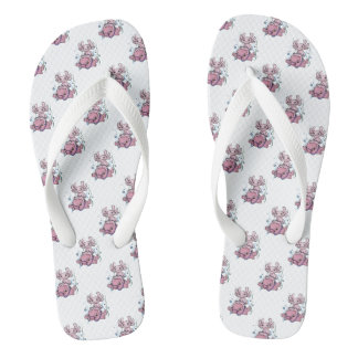Tongs Axolotl Riding Blobfish Flip Flops