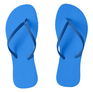 Tongs Azure (couleur solide)