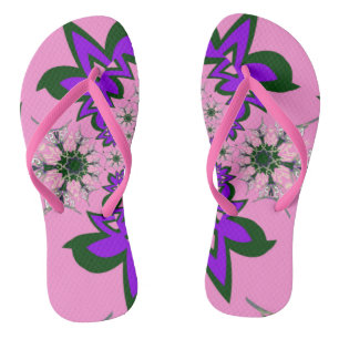 Tongs Baby shower Baby rose cool motif design