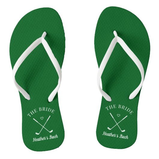 Tongs Bachelorette de golf dernier Swing (Semelle)