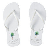 Tongs Bachelorette de la tribu des mariées de palmiers m (Semelle)