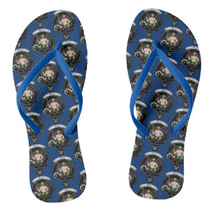 Tongs Badge du clan Wood Crazy Flip Flops