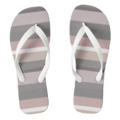 Tongs Baies Abstraites roses et beiges (Semelle)