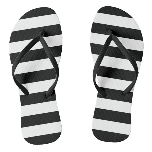 Tongs Balayades en prison Chaussures en noir et blanc mo (Semelle)