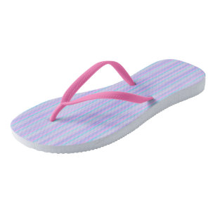 Tongs bandes colorées 4