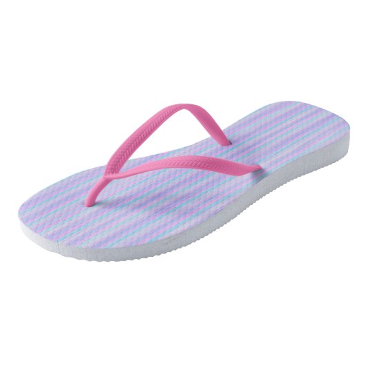 Tongs bandes colorées 4 (Incliné)