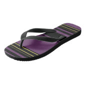 Tongs Bandes violettes mignonnes (Incliné)