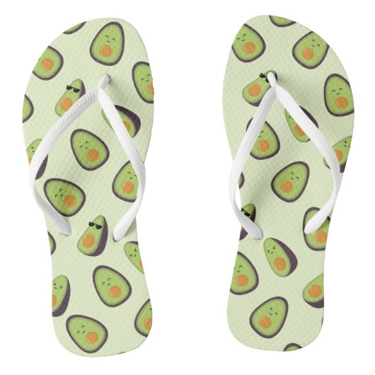 Tongs Bascules électroniques adultes de Kawaii d'avocats (Semelle)