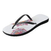 Tongs Bascules électroniques colorées de mandala (Incliné)