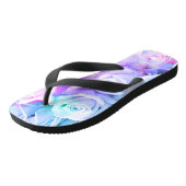 Tongs Bascules électroniques confortables florales de (Incliné)