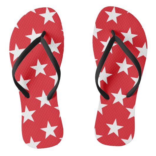 Tongs Bascules électroniques d'étoiles de rouge et de (Semelle)