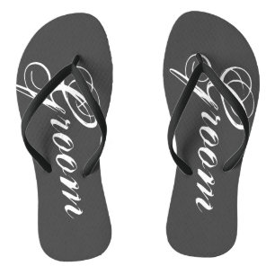 Tongs Bascules électroniques grises rustiques de mariage