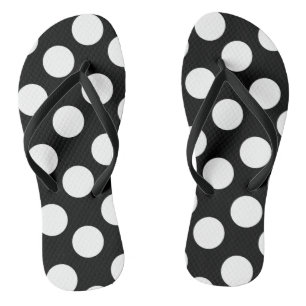 Tongs Bascules électroniques noires et blanches de poin