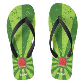 Tongs Bâton de crème glacée de pastèque (Semelle)