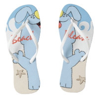 Beach Dog Blue Waves "Plage S'il vous plaît