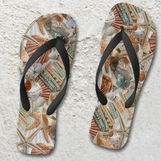 Tongs Beach Life Starfish Shops Flip Flops