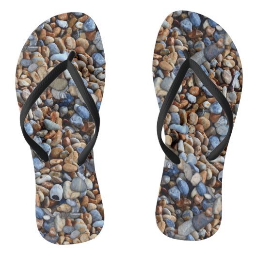 Tongs Beach Pebbles Motif Flip Flops (Semelle)