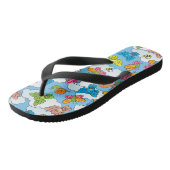 Tongs Bébé Animaux Arrière - plan (Incliné)