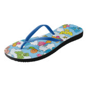 Tongs Bébé Animaux Arrière - plan (Incliné)