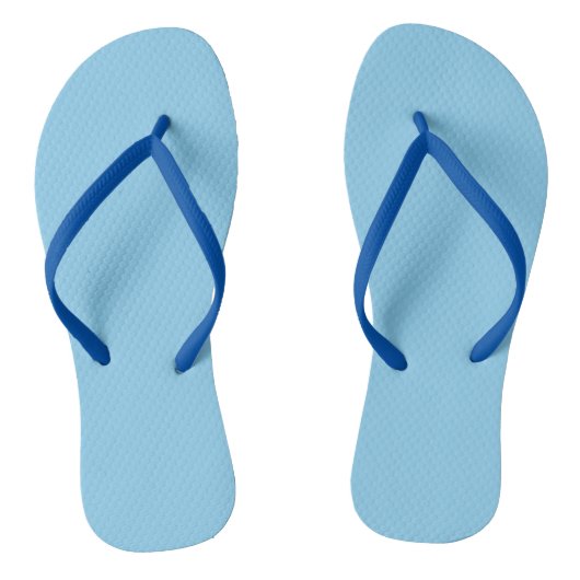 Tongs Bébé bleu (couleur solide) (Semelle)