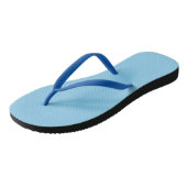 Tongs Bébé bleu (couleur solide) (Incliné)