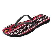 Tongs Bedouin Sadu Fabric Pattern (Incliné)