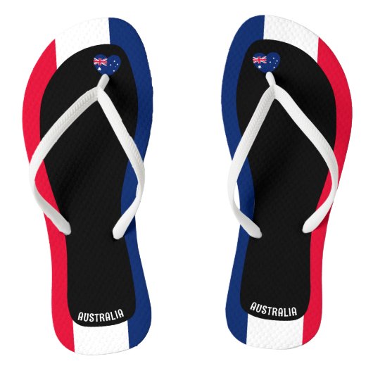 Tongs Belle Australie couleurs drapeau Patriotique (Semelle)