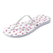 Tongs Belle Lavande Purple Daisy Design (Incliné)