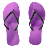 Tongs Belle peinture violette Allium Flower (Semelle)