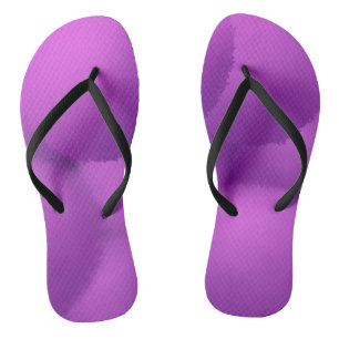 Tongs Belle peinture violette Allium Flower