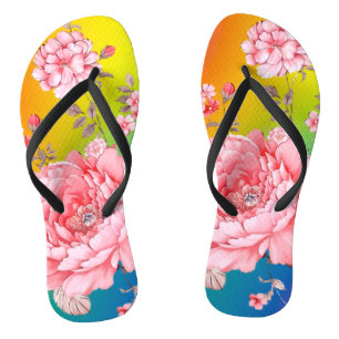 Tongs Belles fleurs