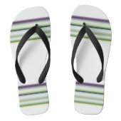 Tongs Belles rayures blanches modernes (Semelle)