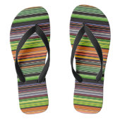 Tongs Belles rayures noires (Semelle)