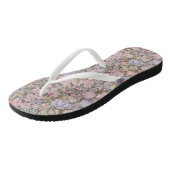 Tongs belles textures florales de fleurs (Incliné)