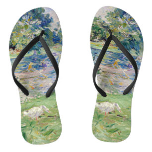 Tongs Berthe Morisot - Fille en bateau avec oie