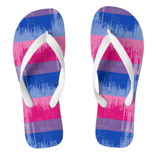 Tongs BISEXUAL PRIDE CONCEPTION DÉTRESSEE -.png (Semelle)
