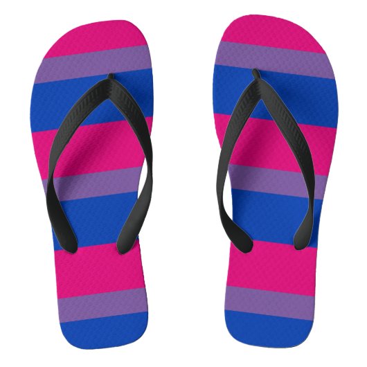 Tongs Bisexualité drapeau de la fierté (Semelle)