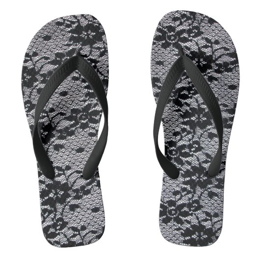 Tongs Black Lace (Semelle)