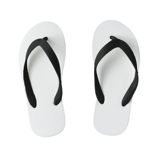 Tongs blanches pour enfants (Semelle)