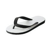 Tongs blanches pour enfants (Incliné)