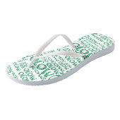 Tongs blancs Mojo (Incliné)