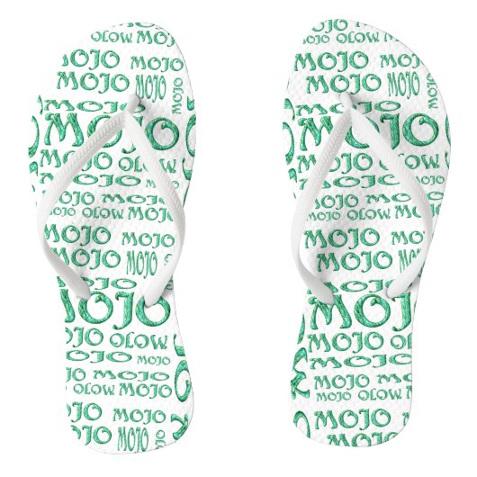 Tongs blancs Mojo (Semelle)