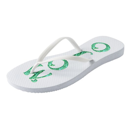 Tongs blancs Mojo (Incliné)