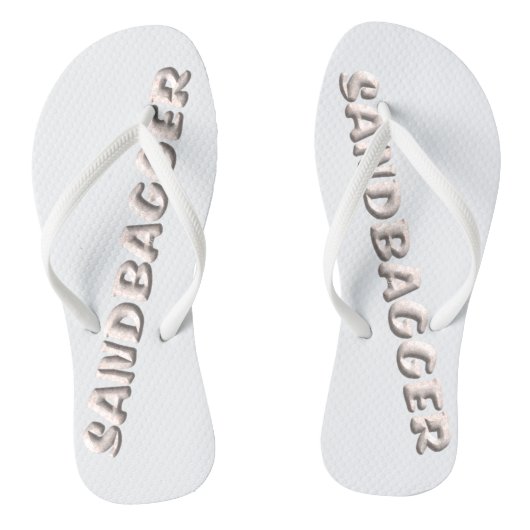 Tongs blancs Sandbagger (Semelle)