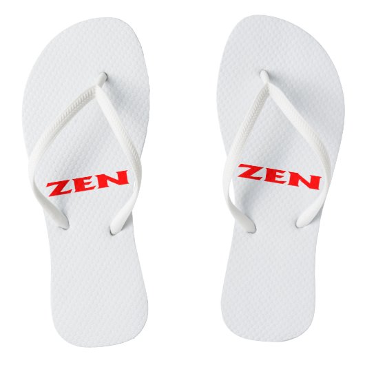 Tongs blancs Zen (Semelle)