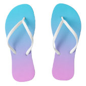 Tongs Bleu à rose d'Aqua (Semelle)