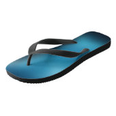 Tongs Bleu Conservateur Personnalisé Flip Flops Créés (Incliné)