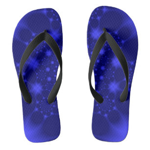 Tongs Bleu Éblouissant